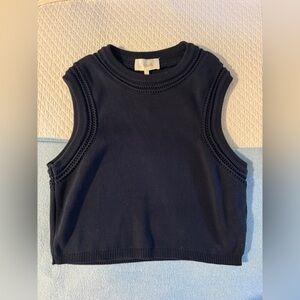 Cleobella Midnight Blue Knit Jade Top size small